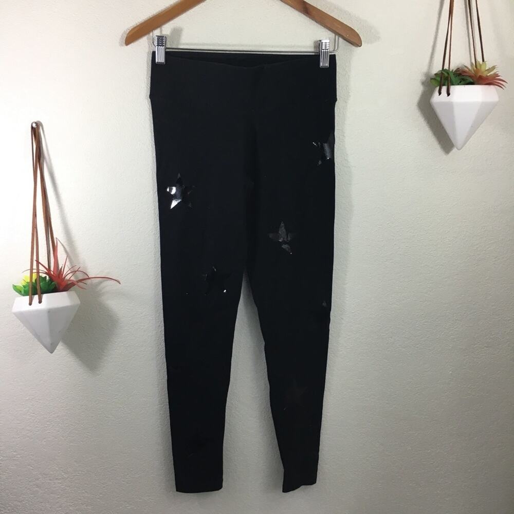 PINK Victoria’s Secret Yoga black leggings - star
